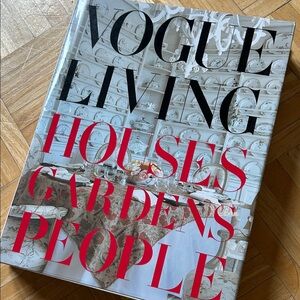 Coffee table book Vogue living houses gardens people book